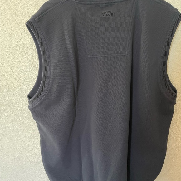 Izod Men's V-Neck Sweater Vest Size XL Golf Black Butte Ranch NWT New - Picture 4 of 7
